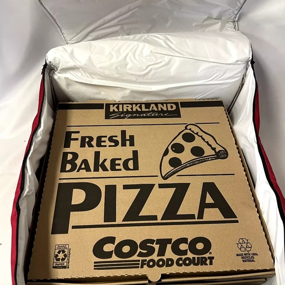 #1 Original Winware XXL Heavy Duty Pizza Food Delivery Bag 6*XLRed Messenger Bag - Picture 4 of 16